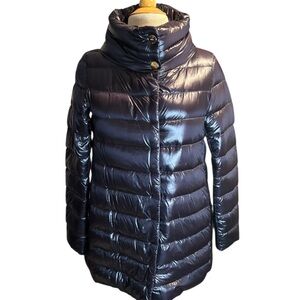 Herno Shiny Black Puffer Coat